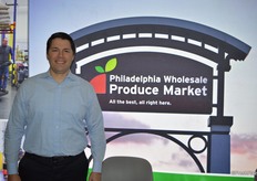 Todd Penza with Pinto Brothers, one of the merchants in the Philadelphia Wholesale Produce Market.